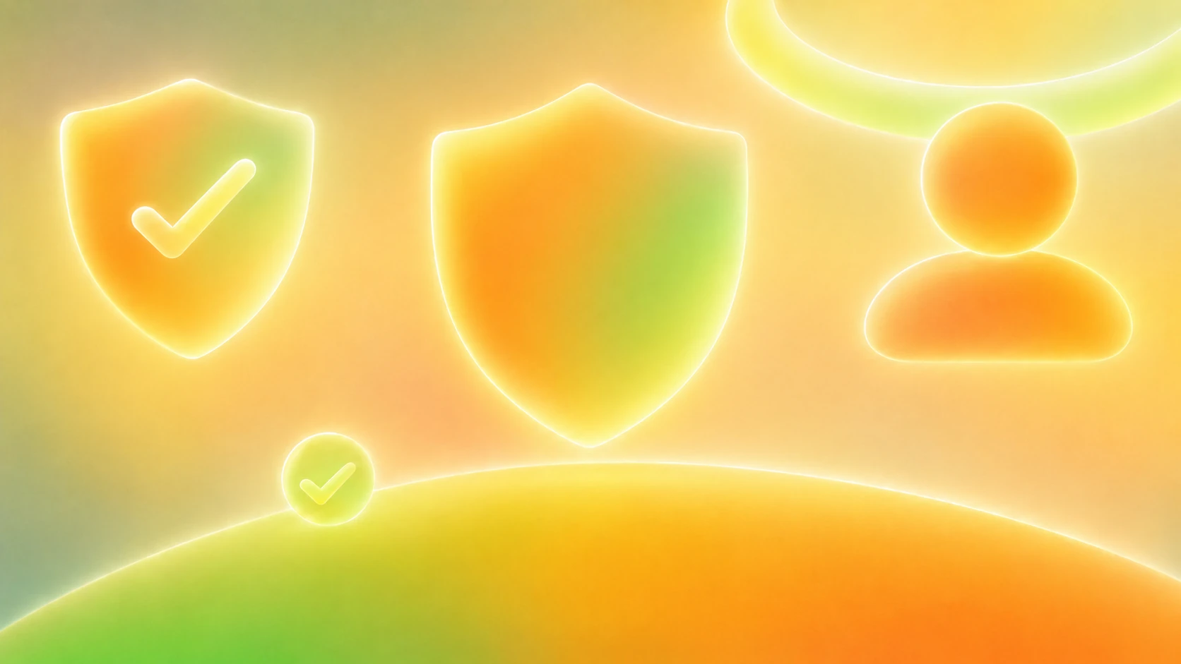 Composition lumineuse symbolisant la protection offerte par la garantie JMC